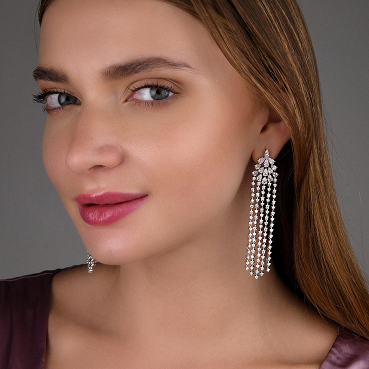 Silver Stream Earrings