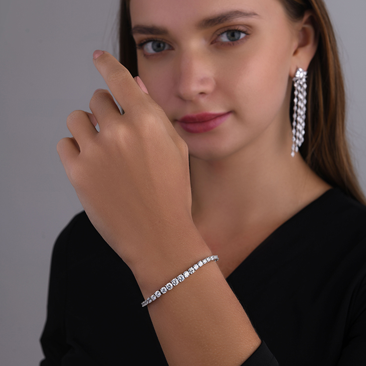 Diamond Touch Tennis Bracelet - Image 2