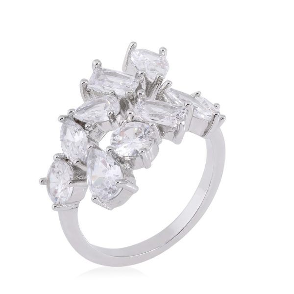 Radiant Cluster Ring featuring sparkling gemstones for a luxurious and elegant look.