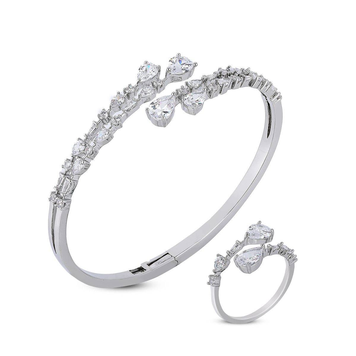 Rosalba Bangle & Ring Set - Image 3