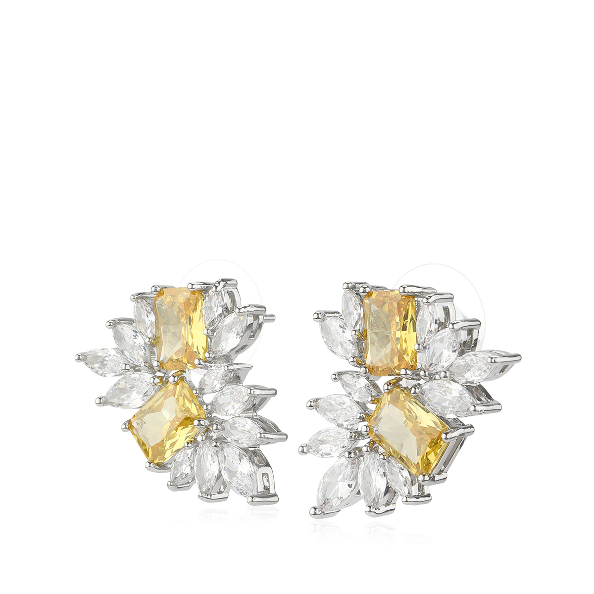 Sparkle Earrings - Yellow - Image 3
